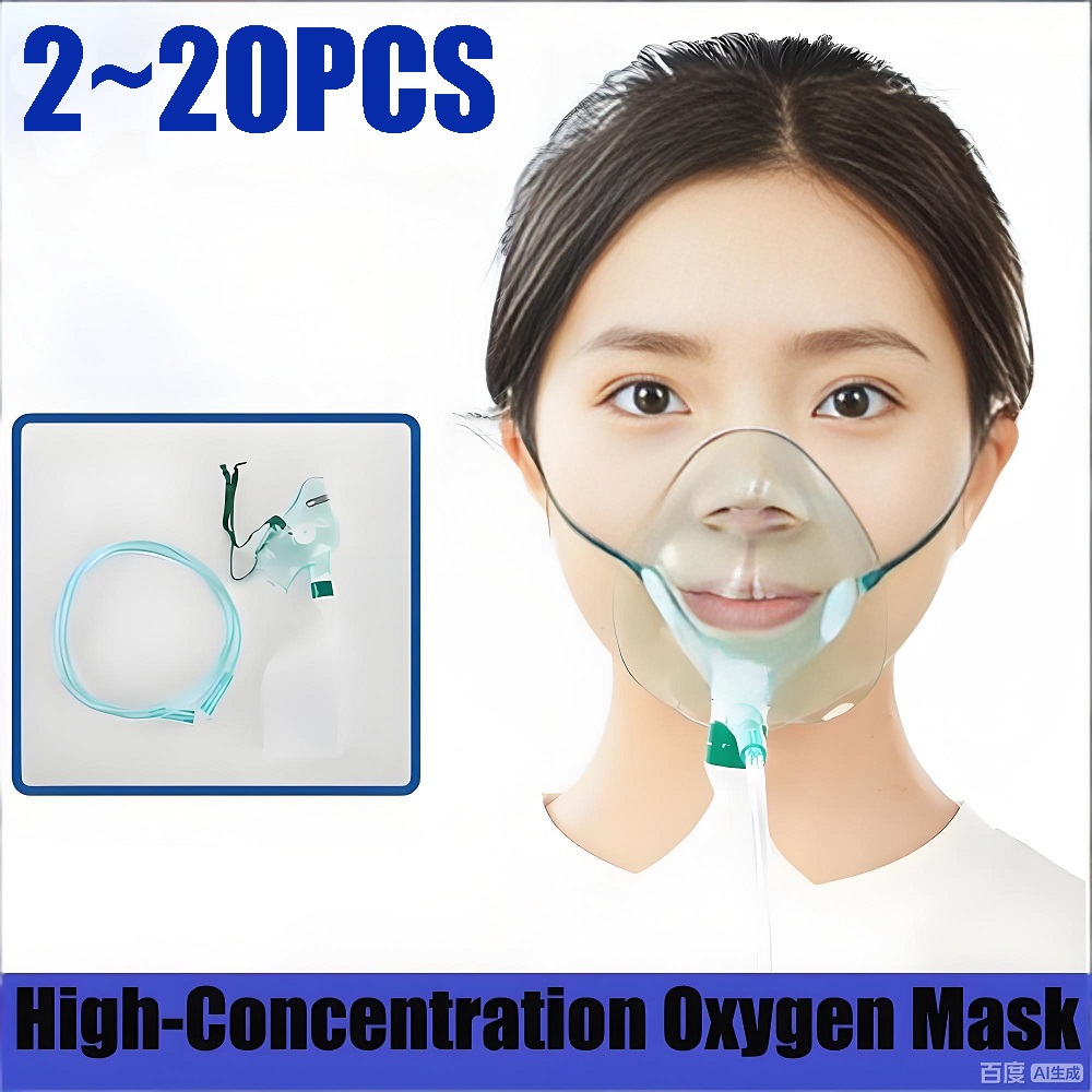 Oxygen Mask Non-Rebreather - Mascarilla de Oxígeno No Reinalable para