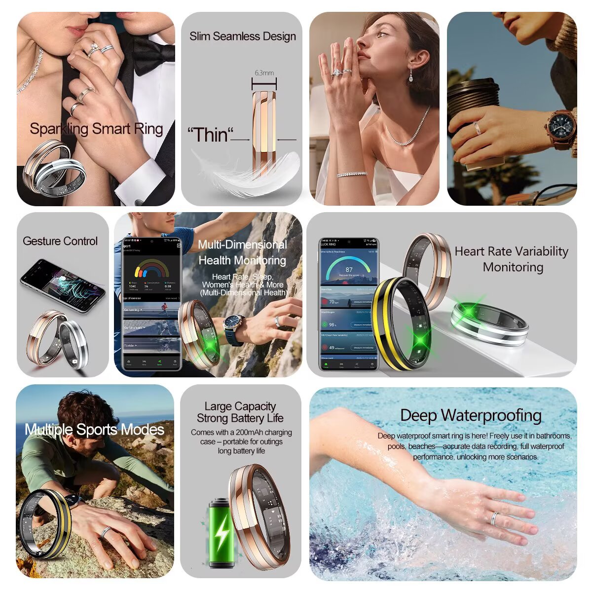 Anillo Inteligente 2026 para H - Blood Pressure Monitor reseña y precio