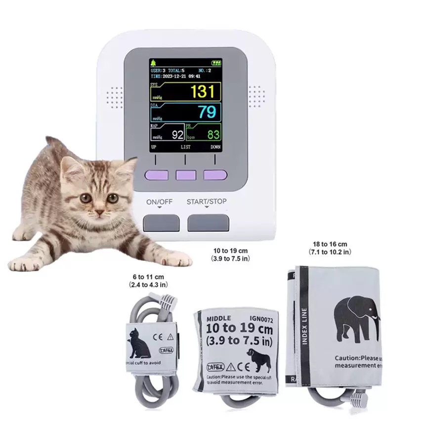 CONTEC08A-VET Equipo Veterinar - Blood Pressure Monitor reseña y precio