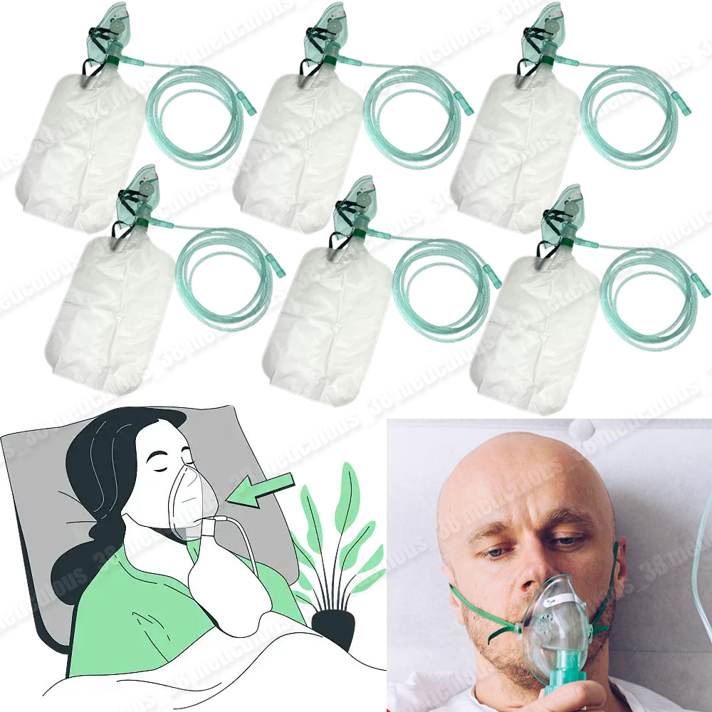 Mascarilla facial de oxígeno d - Oxygen Mask Non-Rebreather reseña y precio