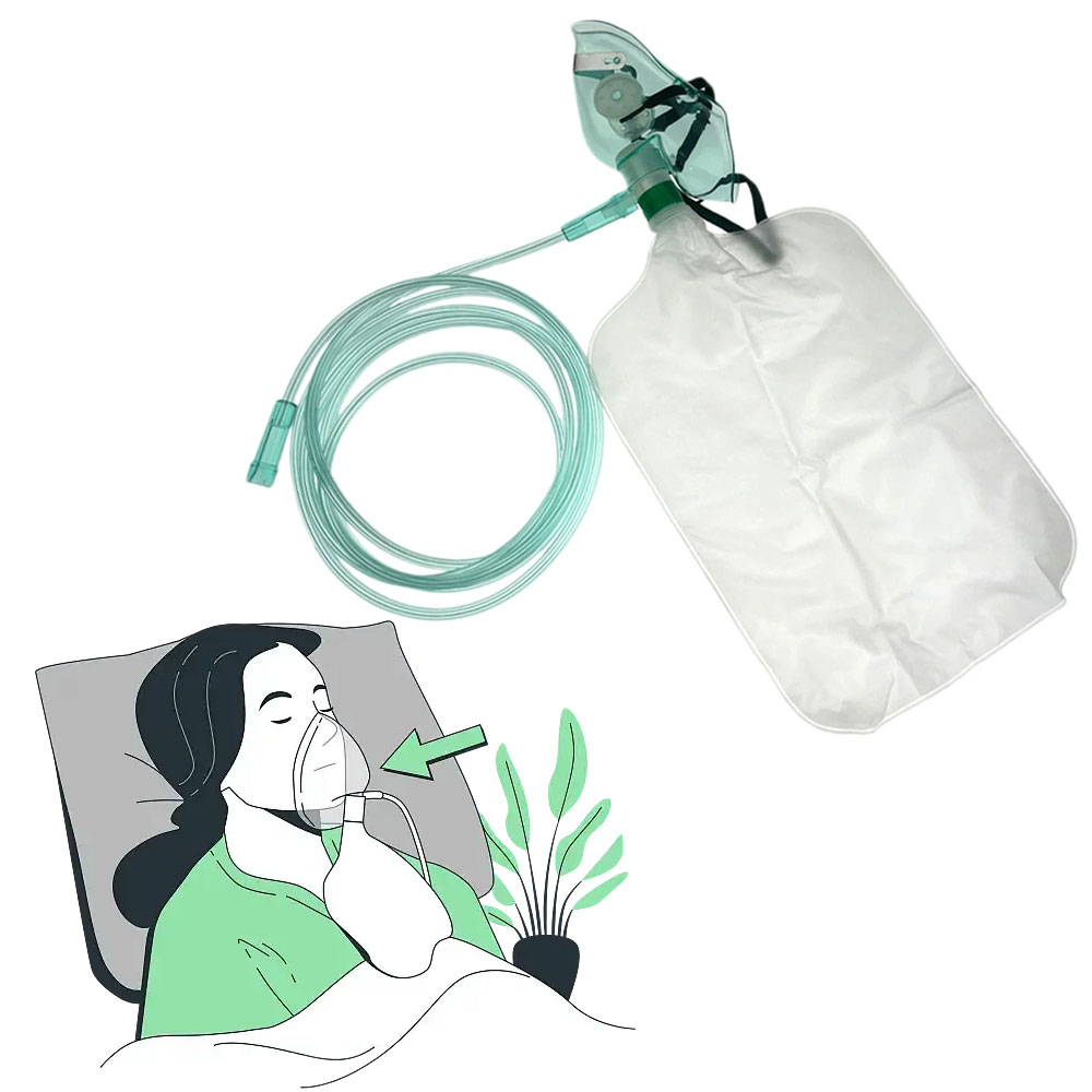 Mascarilla de oxígeno no reuti - Oxygen Mask Non-Rebreather reseña y precio